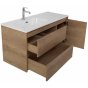 Тумба с раковиной BelBagno Kraft 100-BB1000ETL-L Rovere Nebrasca Nature