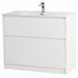 Мебель для ванной BelBagno Kraft 100-PIA-BB1000ETL Bianco Opaco