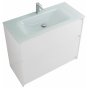 Тумба с раковиной BelBagno Kraft 100-PIA-BB1010/465-LV-VTR-BL Bianco Opaco