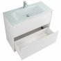 Тумба с раковиной BelBagno Kraft 100-PIA-BB1010/465-LV-VTR-BL Bianco Opaco