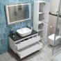 Мебель для ванной BelBagno KRAFT100BO-KEPMNO-1302-SET Bianco Opaco