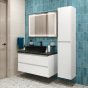 Мебель для ванной BelBagno KRAFT100BO-KEPMNO-1302H301-SET Bianco Opaco