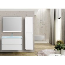 Мебель для ванной BelBagno Kraft 100-BB1010/465-LV-VTR-BO Bianco Opaco