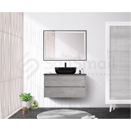 Мебель для ванной BelBagno Kraft 100-S Cemento Grigio