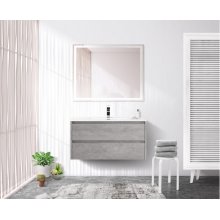 Мебель для ванной BelBagno Kraft 100-BB1000ETL Cemento Grigio