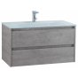 Мебель для ванной BelBagno Kraft 100-BB1010/465-LV-VTR-BL Cemento Grigio