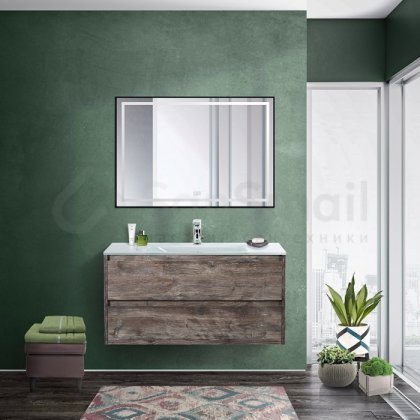Мебель для ванной BelBagno Kraft 100-BB1010/465-LV-VTR-BL Pino Pasadena