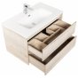 Мебель для ванной BelBagno Kraft 100-BB1000ETL Rovere Galifax Bianco