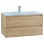 Мебель для ванной BelBagno Kraft 100-BB1010/465-LV-VTR-BL Rovere Nebrasca Nature