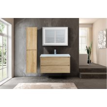Мебель для ванной BelBagno Kraft 100-BB1010/465-LV-VTR-BO Rovere Nebrasca Nature