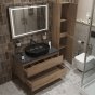 Мебель для ванной BelBagno KRAFT100RT-KEPMNO-1084-H301-SET Rovere Tabacco