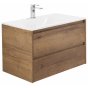 Мебель для ванной BelBagno Kraft 100-BB1010/465-LV-VTR-BL Rovere Tabacco