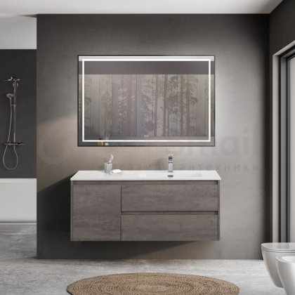 Мебель для ванной BelBagno Kraft 120-BB1200ETL-R Cemento Grigio