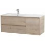 Мебель для ванной BelBagno Kraft 120-BB1200ETL-L Rovere Galifax Bianco