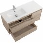 Мебель для ванной BelBagno Kraft 120-BB1200ETL-L Rovere Galifax Bianco