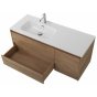 Мебель для ванной BelBagno Kraft 120-BB1200ETL-L Rovere Nebrasca Nature