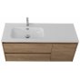 Тумба с раковиной BelBagno Kraft 120-BB1200ETL-L Rovere Nebrasca Nature