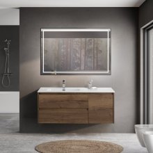 Мебель для ванной BelBagno Kraft 120-BB1200ETL-L Rovere Tabacco