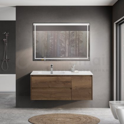 Мебель для ванной BelBagno Kraft 120-BB1200ETL-L Rovere Tabacco