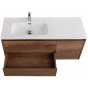 Мебель для ванной BelBagno Kraft 120-BB1200ETL-L Rovere Tabacco