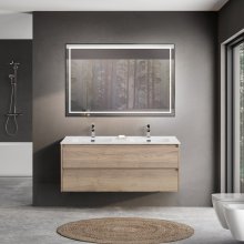Мебель для ванной BelBagno Kraft 120-BB1200-2-ETL Rovere Galifax Bianco