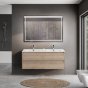 Тумба с раковиной BelBagno Kraft 120-BB1200-2-ETL Rovere Galifax Bianco