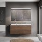 Тумба с раковиной BelBagno Kraft 120-BB1200-2-ETL Rovere Tabacco