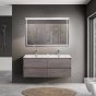 Тумба с раковиной BelBagno Kraft 120-4C-BB1200-2-ETL Cemento Grigio