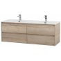 Мебель для ванной BelBagno Kraft 120-4C-BB1200-2-ETL Rovere Galifax Bianco