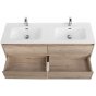 Мебель для ванной BelBagno Kraft 120-4C-BB1200-2-ETL Rovere Galifax Bianco