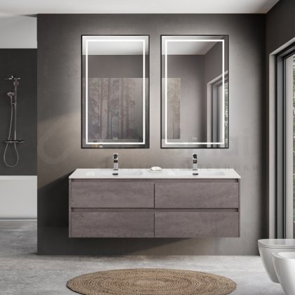 Мебель для ванной BelBagno Kraft 140-4C-BB1400-2-ETL Cemento Grigio