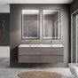 Тумба с раковиной BelBagno Kraft 140-4C-BB1400-2-ETL Cemento Grigio