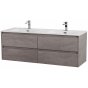 Мебель для ванной BelBagno Kraft 140-4C-BB1400-2-ETL Cemento Grigio