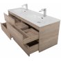 Мебель для ванной BelBagno Kraft 140-4C-BB1400-2-ETL Rovere Galifax Bianco