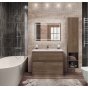 Мебель для ванной BelBagno Kraft 100-PIA-BB1010/465-LV-VTR-BO Rovere Tabacco