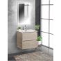 Тумба с раковиной BelBagno Kraft 50-BB500ETL Rovere Galifax Bianco