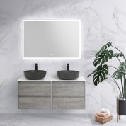 Мебель для ванной BelBagno Kraft 120-2-S Cemento G...