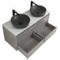 Мебель для ванной BelBagno Kraft 120-2-S Cemento Grigio