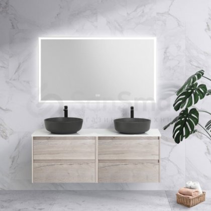 Мебель для ванной BelBagno Kraft 120-2-S Rovere Galifax Bianco