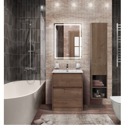 Мебель для ванной BelBagno Kraft 60-PIA-BB600ETL Rovere Tabacco