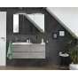 Мебель для ванной BelBagno Kraft 120-R-S Cemento Grigio