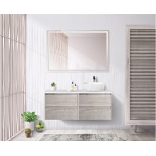 Мебель для ванной BelBagno Kraft 120-R-S Rovere Galifax Bianco
