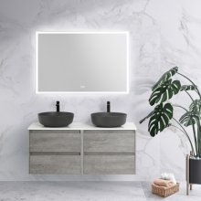 Мебель для ванной BelBagno Kraft 140-2-S Cemento Grigio