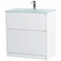 Мебель для ванной BelBagno Kraft 80-PIA-BB810/465-LV-VTR-BL Bianco Opaco