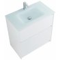 Мебель для ванной BelBagno Kraft 80-PIA-BB810/465-LV-VTR-BO Bianco Opaco