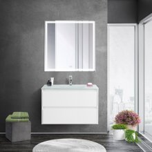 Мебель для ванной BelBagno Kraft 90-BB910/465-LV-VTR-BO Bianco Opaco
