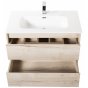 Мебель для ванной BelBagno Kraft 80-BB800ETL Rovere Galifax Bianco