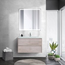 Мебель для ванной BelBagno Kraft 80-BB810/465-LV-VTR-BO Rovere Galifax Bianco