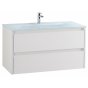 Тумба с раковиной BelBagno Kraft 100-BB1010/465-LV-VTR-BL Bianco Opaco