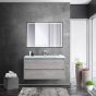 Тумба с раковиной BelBagno Kraft 90-BB910/465-LV-VTR-BL Cemento Grigio